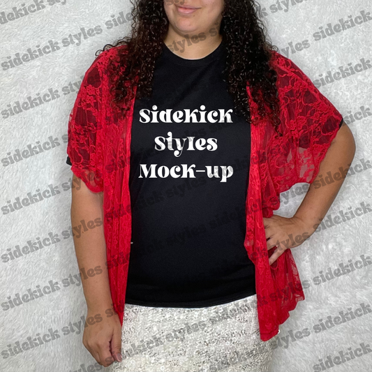 Black shirt mock-up - SDD-MKU-0008