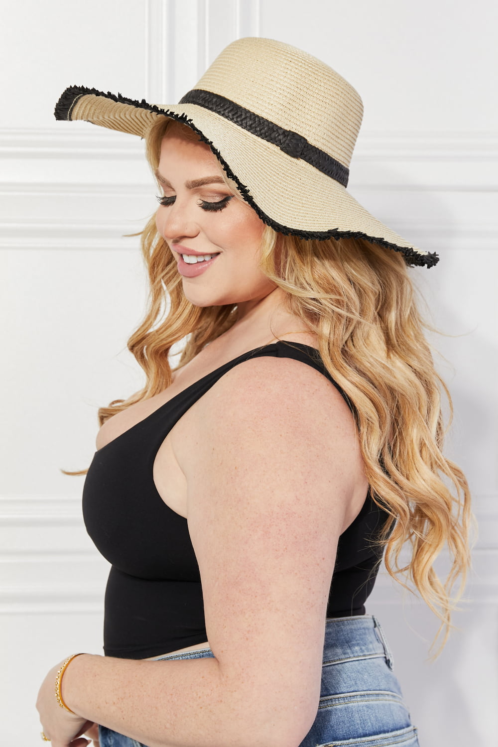 Bring Me Back Sun Straw Hat in Ivory