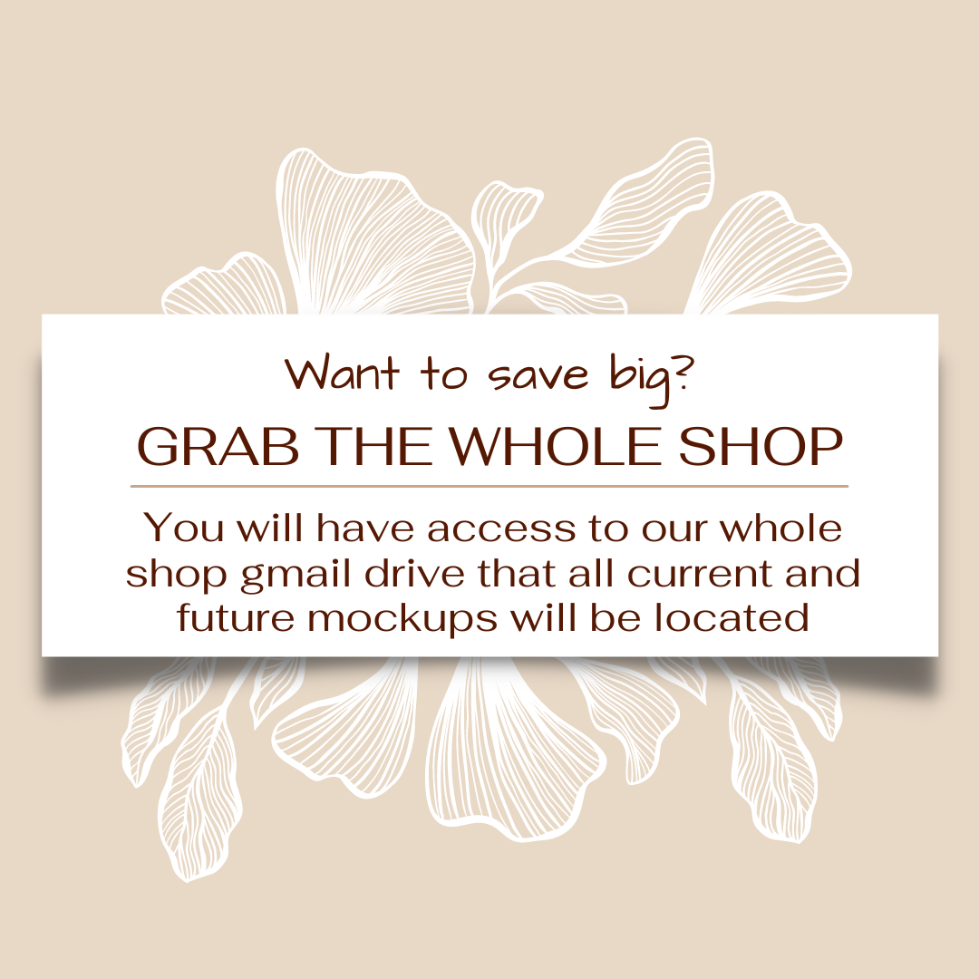 Whole Shop Mockup google drive
