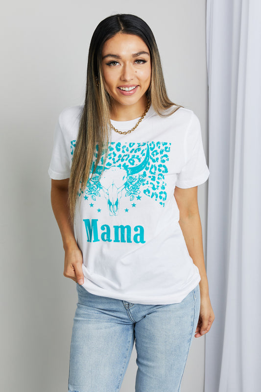 MAMA Animal Graphic Tee Shirt